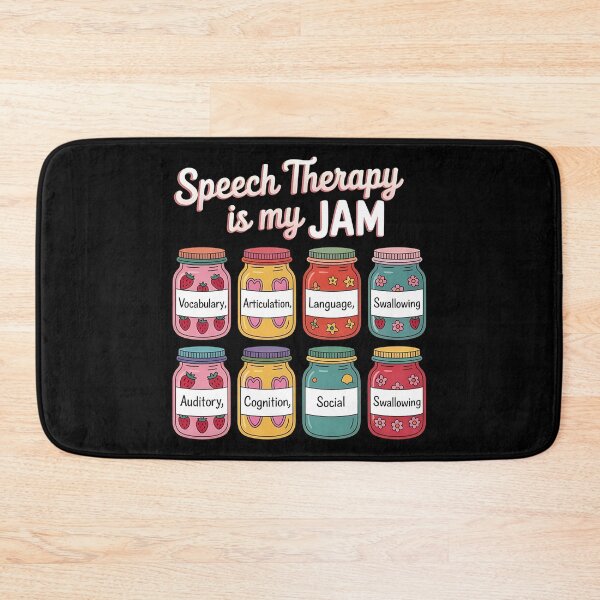Item preview, Speech Therapy is My Jam SLP Speech Language Pathology designed and sold by BLZART.