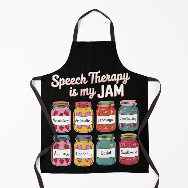 Item preview, Speech Therapy is My Jam SLP Speech Language Pathology designed and sold by BLZART.