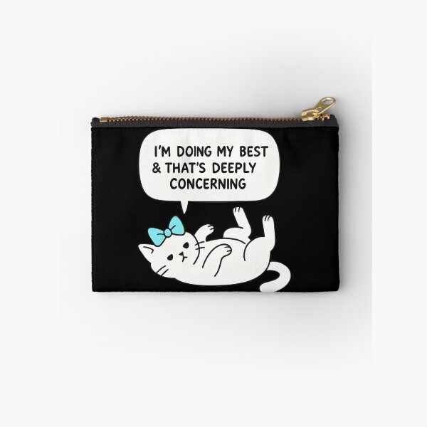 Item preview, PLAYFUL CARTOON CAT WITH A BOW designed and sold by KISHNAY-FASHION.