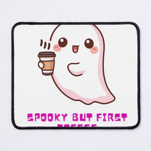 Item preview, Spooky but First Coffee – Cute Kawaii Ghost Halloween Design designed and sold by Activity01.