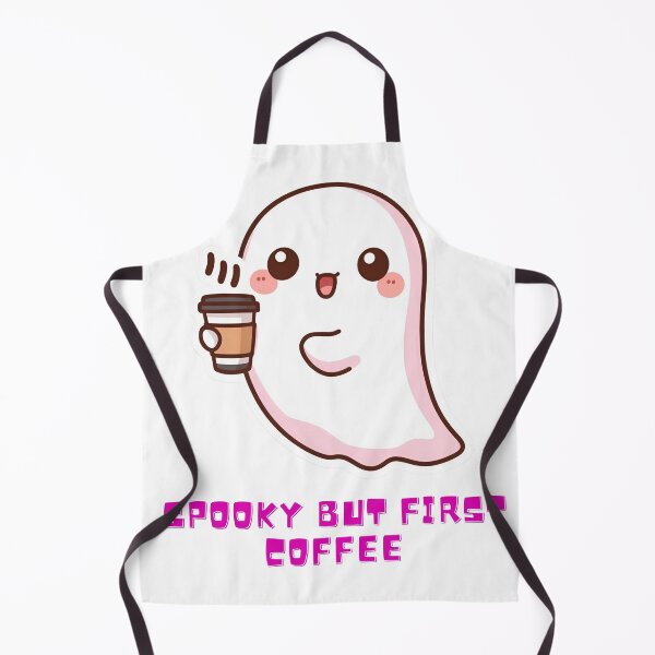 Item preview, Spooky but First Coffee – Cute Kawaii Ghost Halloween Design designed and sold by Activity01.