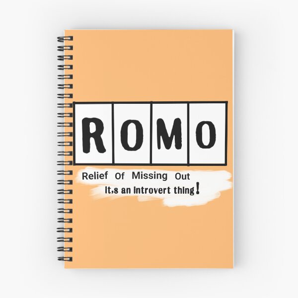 Item preview, ROMO Relief Of Missing Out Introvert Gifts designed and sold by MsArtyCrafts.
