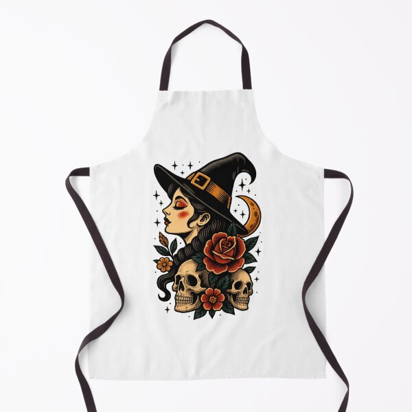 Item preview, Witch Queen of the Night – Neo Traditional Tattoo Style designed and sold by ALITOPRINCE.