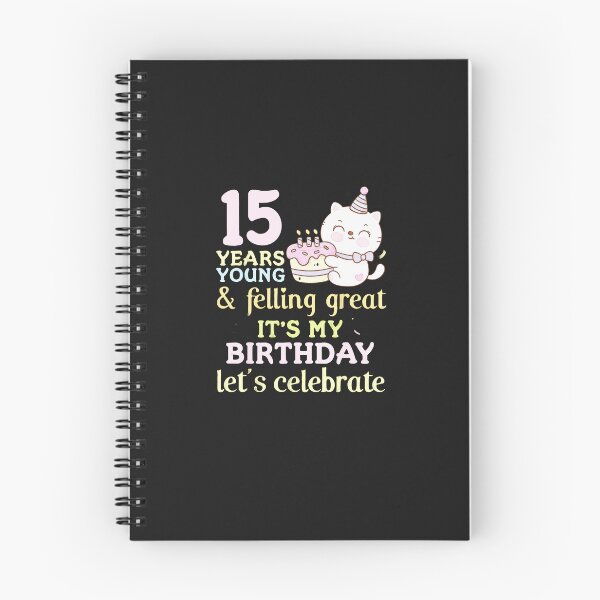Item preview, Cat-15-Years-Young-Felling-Great-It'S-My-Birthday-Celebrate designed and sold by houfwopa.