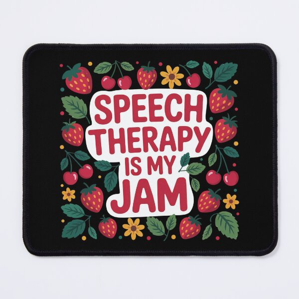 Item preview, Speech Therapy is My Jam SLP Speech Language Pathology designed and sold by BLZART.