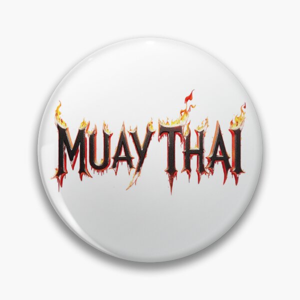 Item preview, Muay Thai Fire Text Logo designed and sold by MUAYTHAI FOREVER.