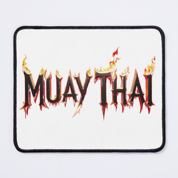 Item preview, Muay Thai Fire Text Logo designed and sold by MUAYTHAI FOREVER.