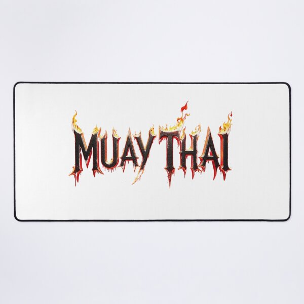 Item preview, Muay Thai Fire Text Logo designed and sold by MUAYTHAI FOREVER.