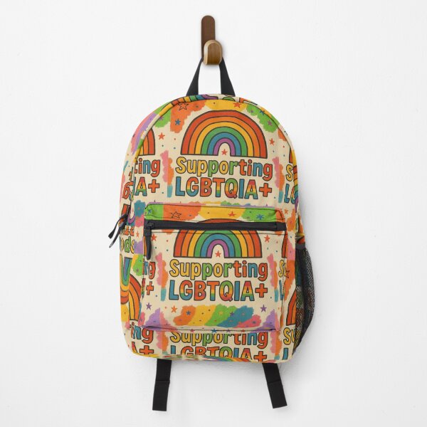 Item preview, Supporting LGBTQIA+ – Eclectic Rainbow Pride Art designed and sold by HealerMoonHuntressDesigns.