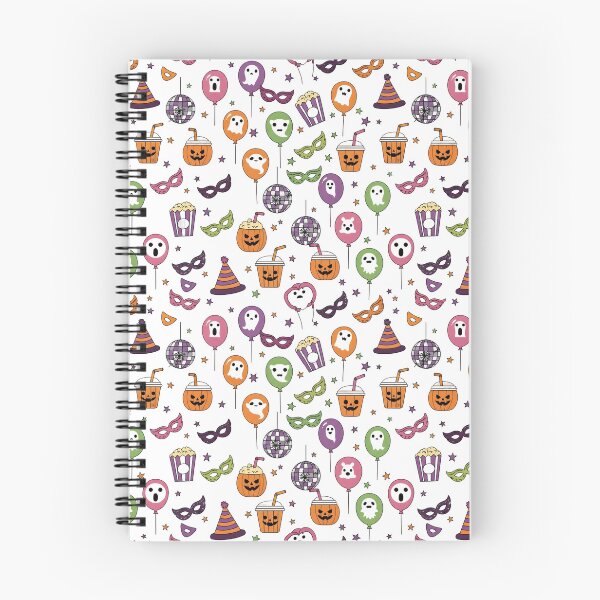 Item preview, Halloween Party Drinks & Balloons Pattern designed and sold by The Classics Freak.