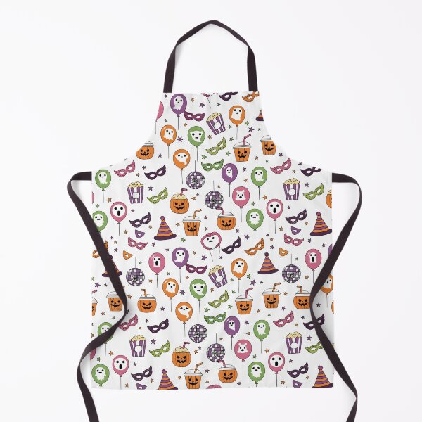 Item preview, Halloween Party Drinks & Balloons Pattern designed and sold by The Classics Freak.