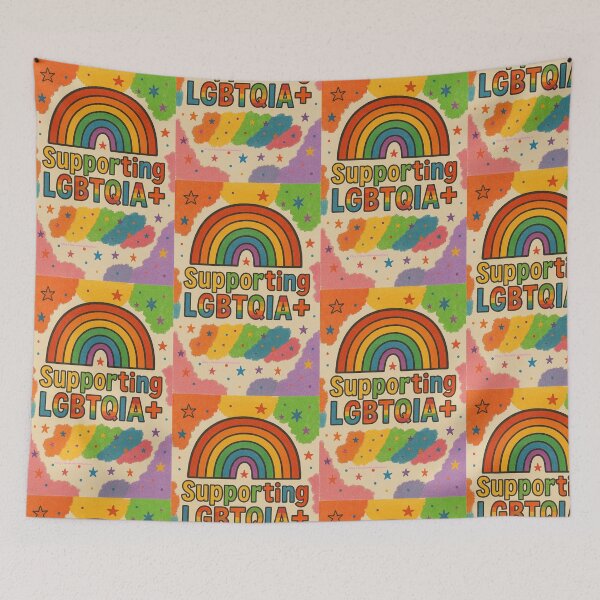 Item preview, Supporting LGBTQIA+ – Eclectic Rainbow Pride Art designed and sold by HealerMoonHuntressDesigns.