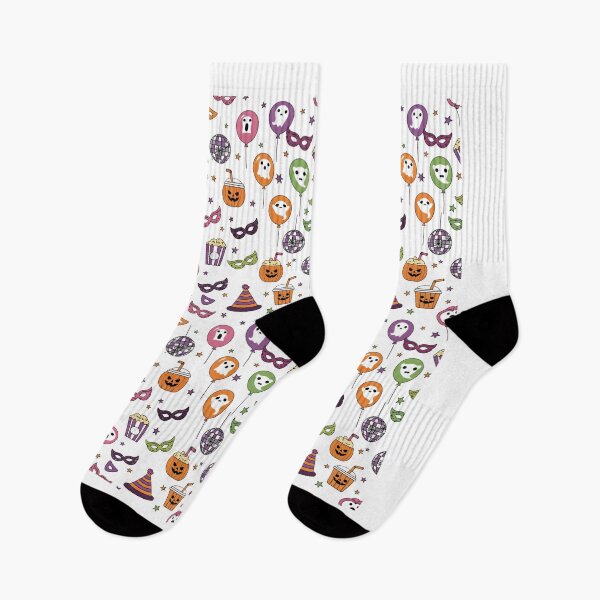 Item preview, Halloween Party Drinks & Balloons Pattern designed and sold by The Classics Freak.