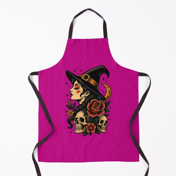 Item preview, Witch Queen of the Night – Neo Traditional Tattoo Style designed and sold by ALITOPRINCE.