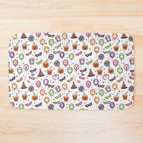Item preview, Halloween Party Drinks & Balloons Pattern designed and sold by The Classics Freak.
