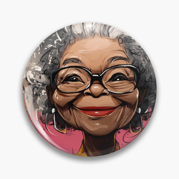 Item preview, Elderly womans bright smile designed and sold by anytka.