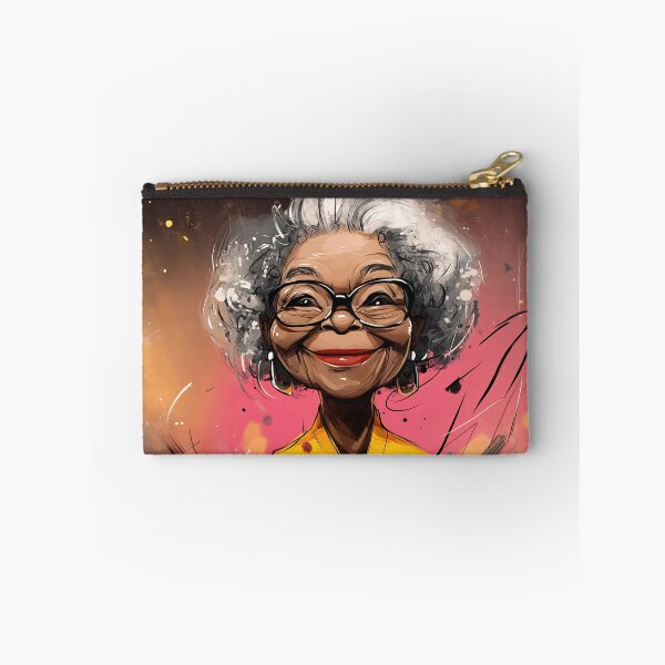 Item preview, Elderly womans bright smile designed and sold by anytka.