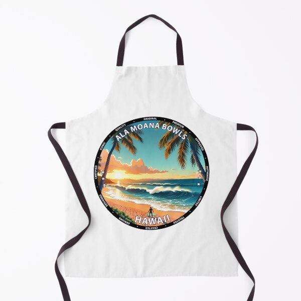 Item preview, Ala Moana Bowls – Hawaii USA - Reef break surfing tropical vibes designed and sold by inkNext.