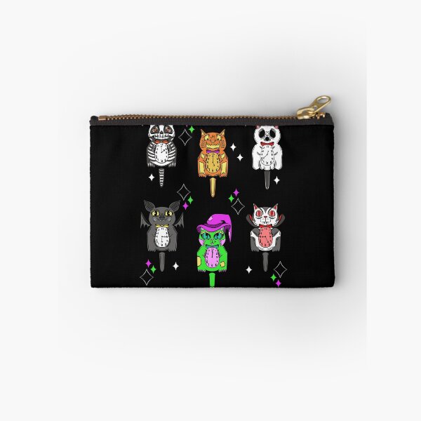 Item preview, Spooky Cute Halloween Cat Clocks 2 designed and sold by crestfallenmermaid.