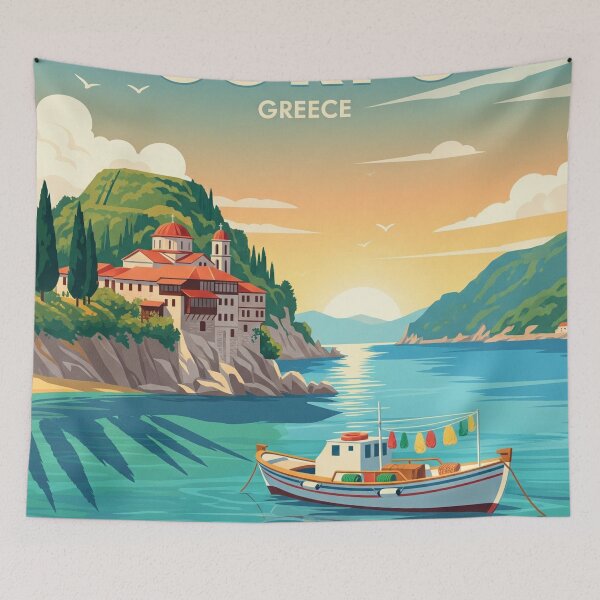Item preview, Adventure Travel in Corfu: Hiking, Kayaking & Exploration designed and sold by Alexis Art Collection.