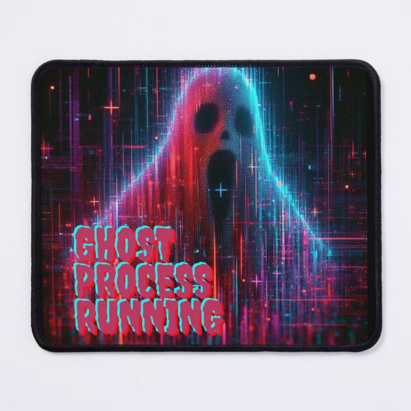 Item preview, Ghost in the Glitch – Neon Halloween Cyber Spirit designed and sold by DreamArt Creations.