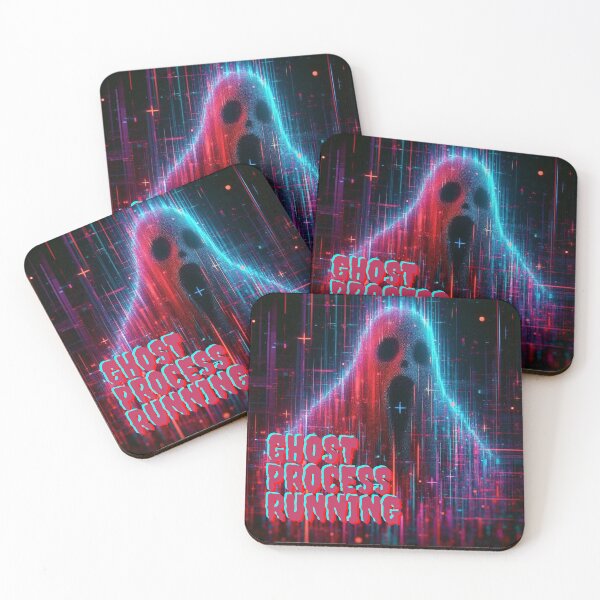 Item preview, Ghost in the Glitch – Neon Halloween Cyber Spirit designed and sold by DreamArt Creations.