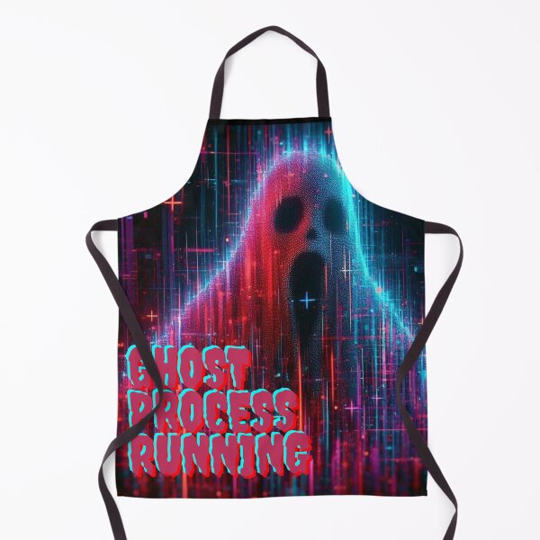 Item preview, Ghost in the Glitch – Neon Halloween Cyber Spirit designed and sold by DreamArt Creations.