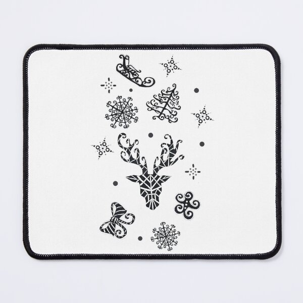 Item preview, Christmas Cheer- Licorice Black designed and sold by Sonia Osiecka Ramsurn.