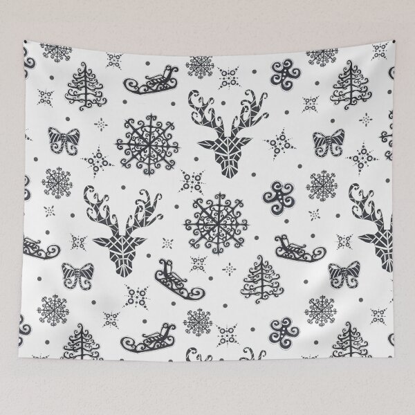 Item preview, Christmas Cheer- Licorice Black designed and sold by Sonia Osiecka Ramsurn.