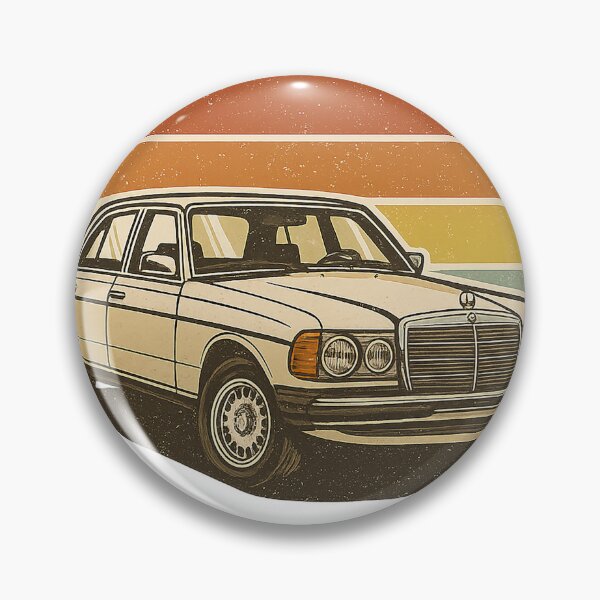 Item preview, Classic W123 – Retro Vintage Old Timer Automotive Illustration designed and sold by fjurcev.