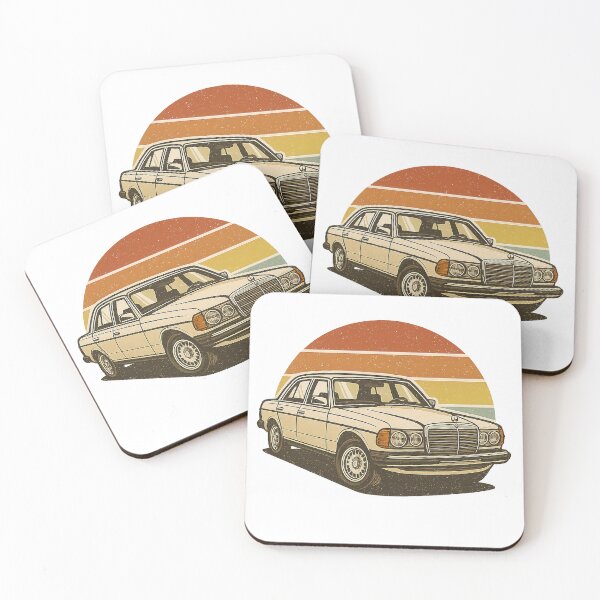 Item preview, Classic W123 – Retro Vintage Old Timer Automotive Illustration designed and sold by fjurcev.
