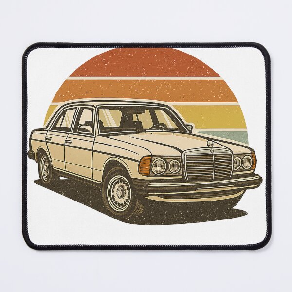 Item preview, Classic W123 – Retro Vintage Old Timer Automotive Illustration designed and sold by fjurcev.
