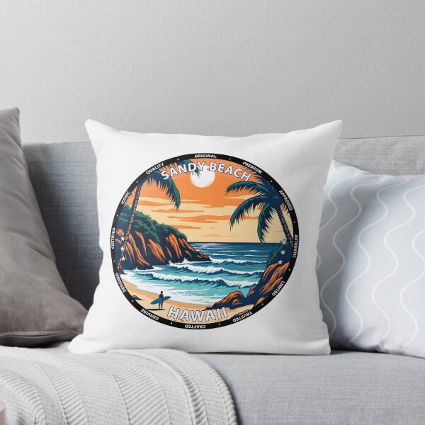Item preview, Sandy Beach – Hawaii USA - Shore break surf summer vacation designed and sold by inkNext.