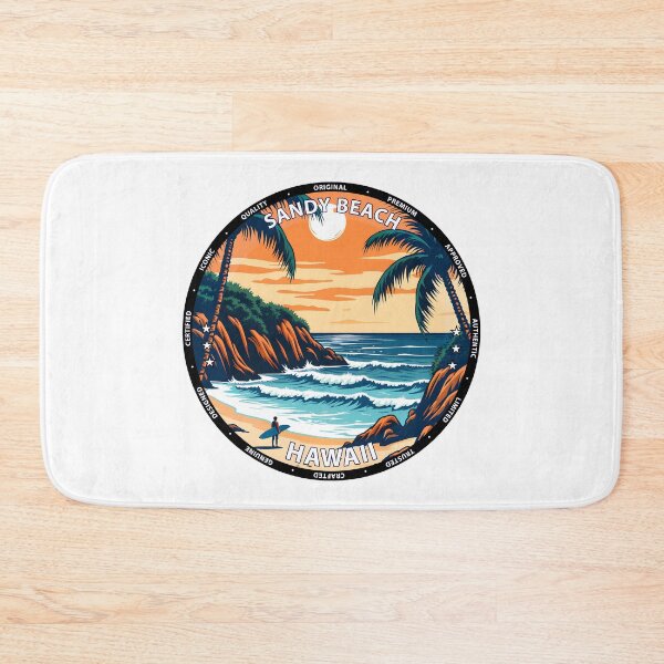 Item preview, Sandy Beach – Hawaii USA - Shore break surf summer vacation designed and sold by inkNext.