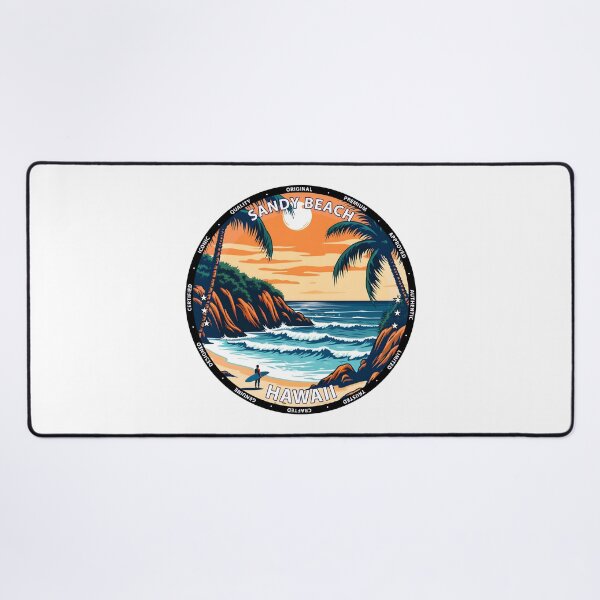 Item preview, Sandy Beach – Hawaii USA - Shore break surf summer vacation designed and sold by inkNext.