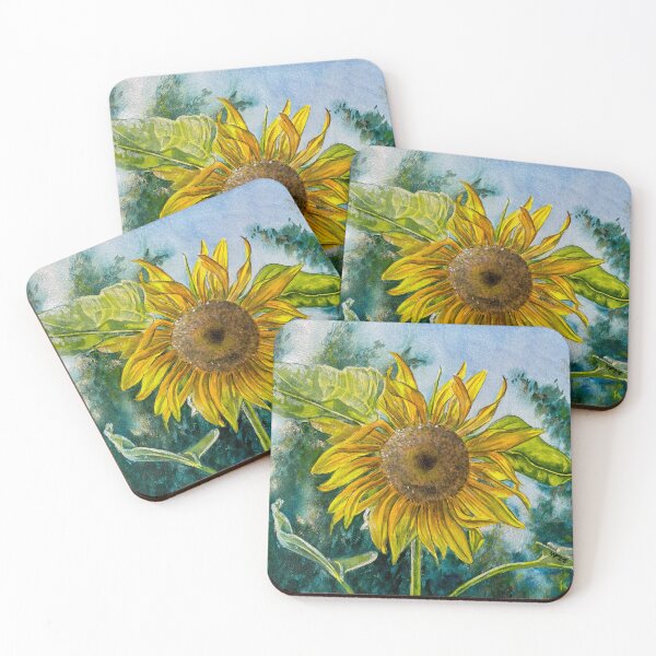 Item preview, Golden Summer Sunflower - Watercolor Art designed and sold by npellegrini.
