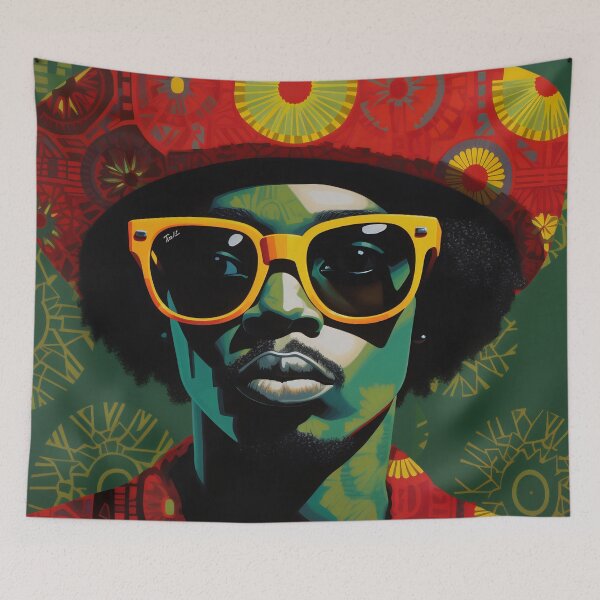 Item preview, Vibrant Essence: Abstract Portrait of a Woman designed and sold by anytka.