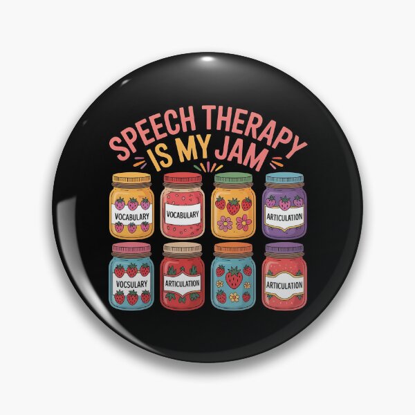 Item preview, Speech Therapy is My Jam SLP Speech Language Pathology designed and sold by BLZART.