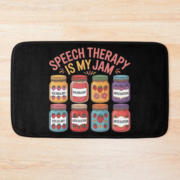 Item preview, Speech Therapy is My Jam SLP Speech Language Pathology designed and sold by BLZART.