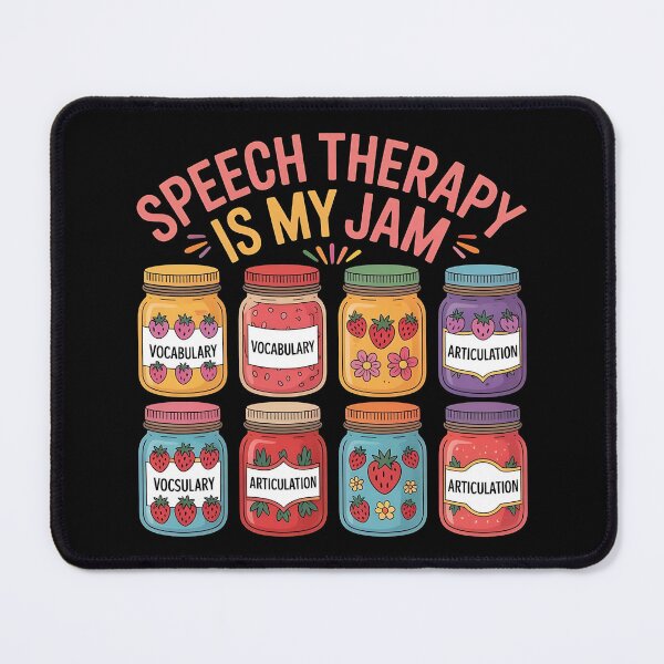 Item preview, Speech Therapy is My Jam SLP Speech Language Pathology designed and sold by BLZART.
