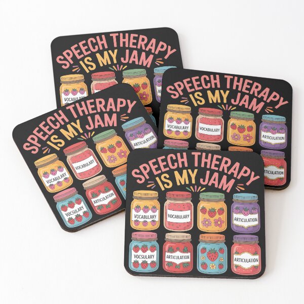 Item preview, Speech Therapy is My Jam SLP Speech Language Pathology designed and sold by BLZART.