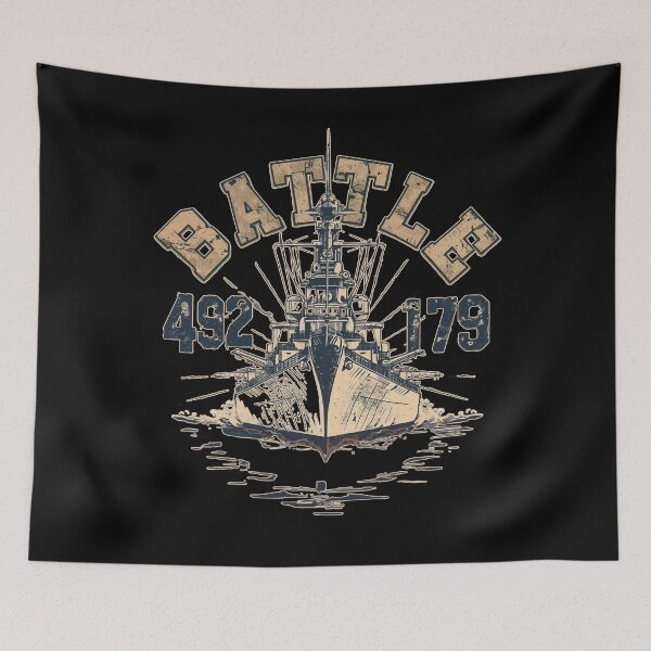 Item preview, Navy Ship Battle militare marine sailor vintage designed and sold by Tattoo-Shirt Designer .