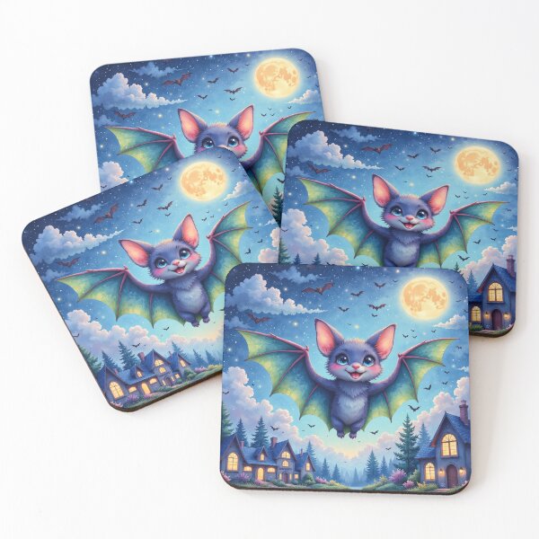 Item preview, Flying Bats Three designed and sold by MADandSANE-MArt.