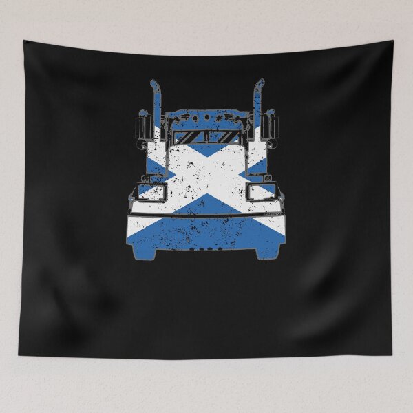 Item preview, Scottish Trucker Shirt Scotland Flag Truckers T Shirts designed and sold by shoppzee.