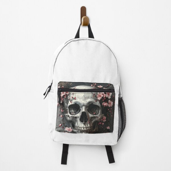 Item preview, Decorative skull with blossoms designed and sold by CreativeLarysa.