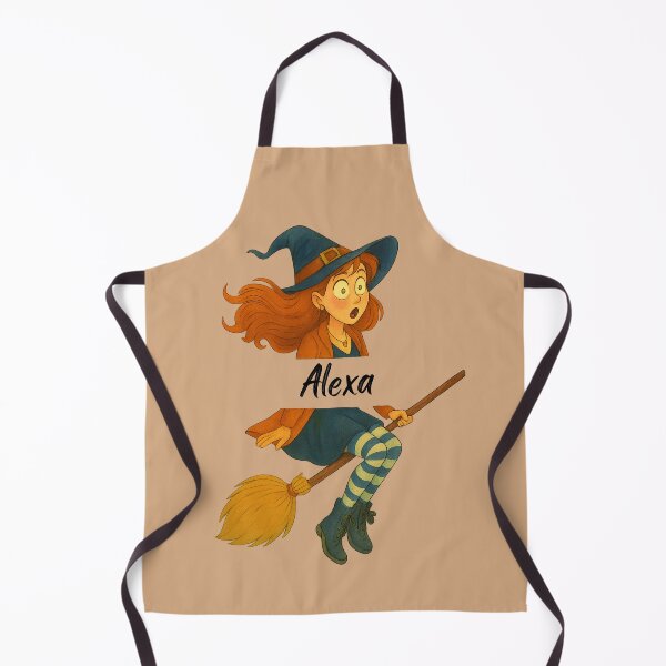 Item preview, Alexa Name Customized Halloween Cute Witch designed and sold by Our Bible Journey.