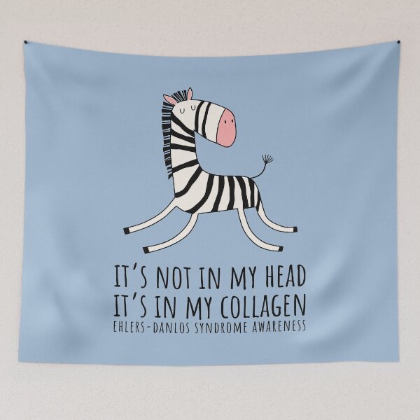 Item preview, Zebra Strong – Not in My Head designed and sold by Designs by Jesabee.