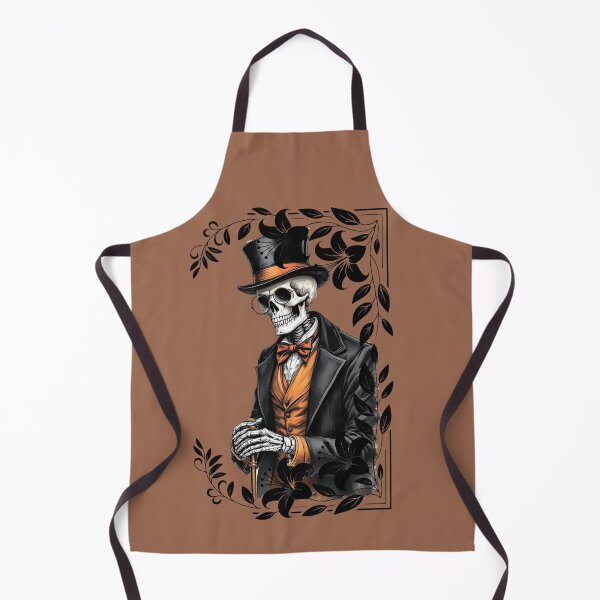 Item preview, An elegant skeleton among flowers. A picture of a skeleton in a hat. designed and sold by MagelliShop.