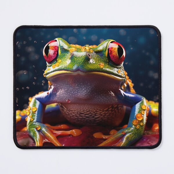 Item preview, Poison vivid color frog. Poisonous animal of tropical rainforest. Pet in terrarium designed and sold by anytka.