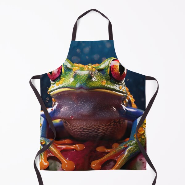 Item preview, Poison vivid color frog. Poisonous animal of tropical rainforest. Pet in terrarium designed and sold by anytka.